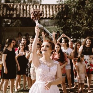 Tirar foto com a noiva